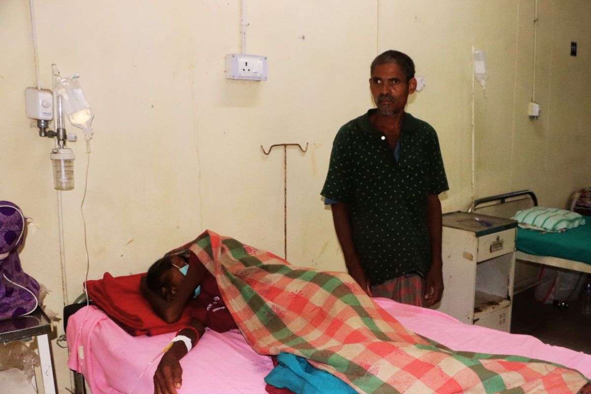 Sukurmani Sabar Hospitalised in jamshedpur Sadar Hospital