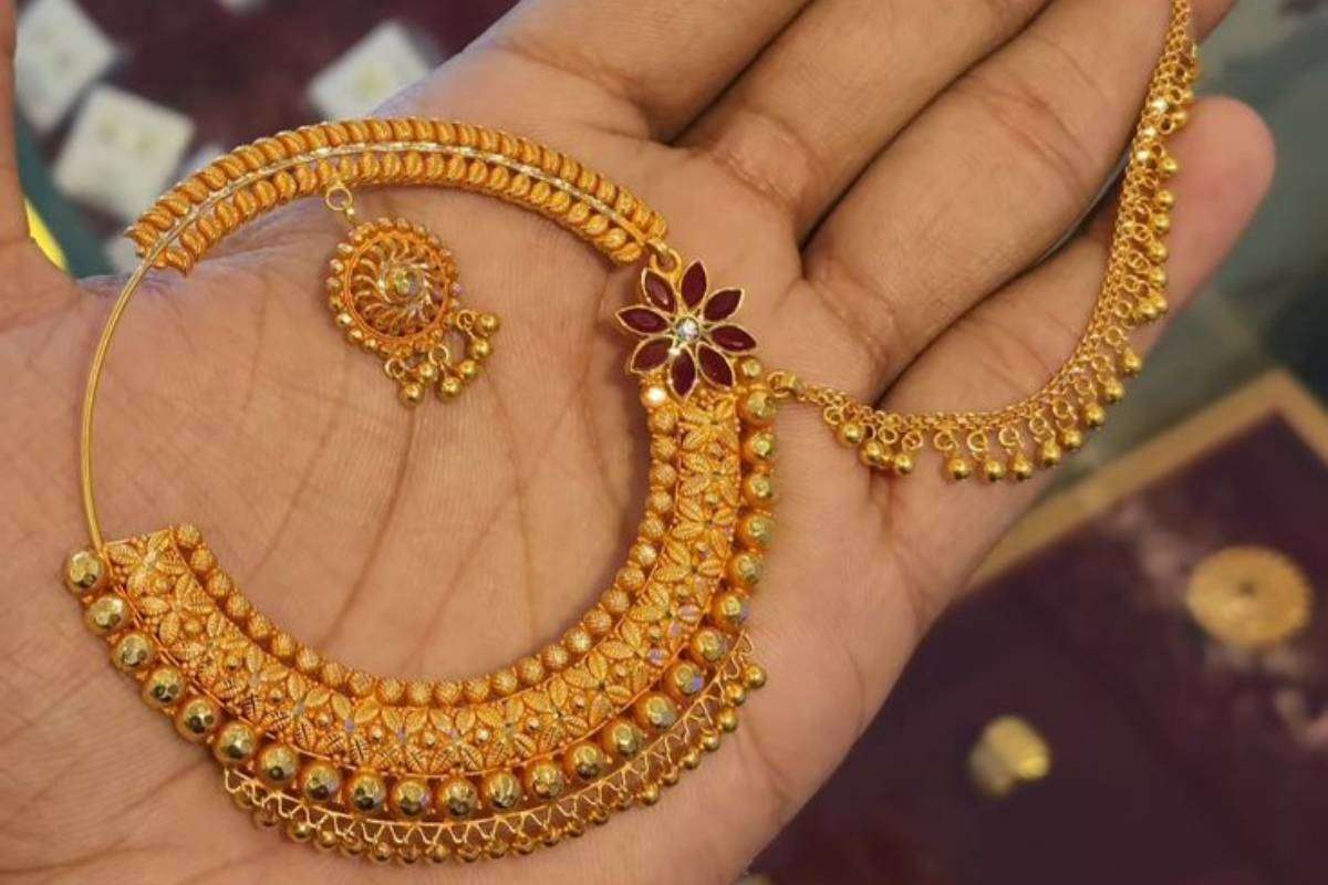 Traditional Nath Designs for Chhath Puja Look