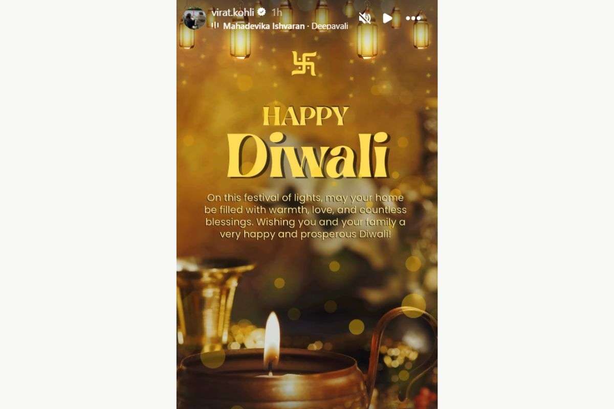 Virat Kohli Happy Diwali