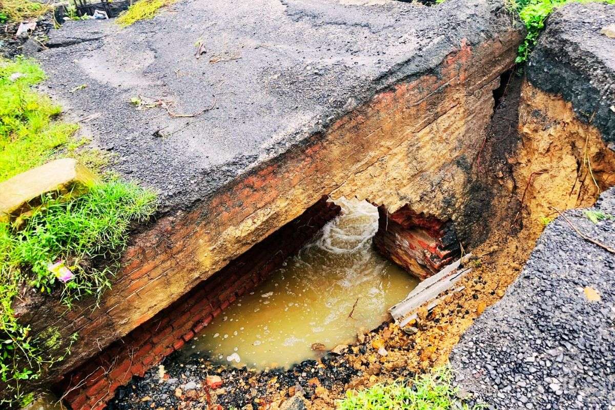Weather Jharkhand Road Washed Away