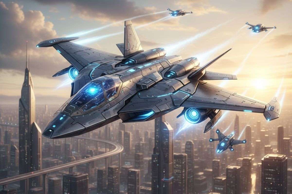World First Self Flying AI Fighter Jet Germany Unveiled CA 1 Europa / Ai Generated Image