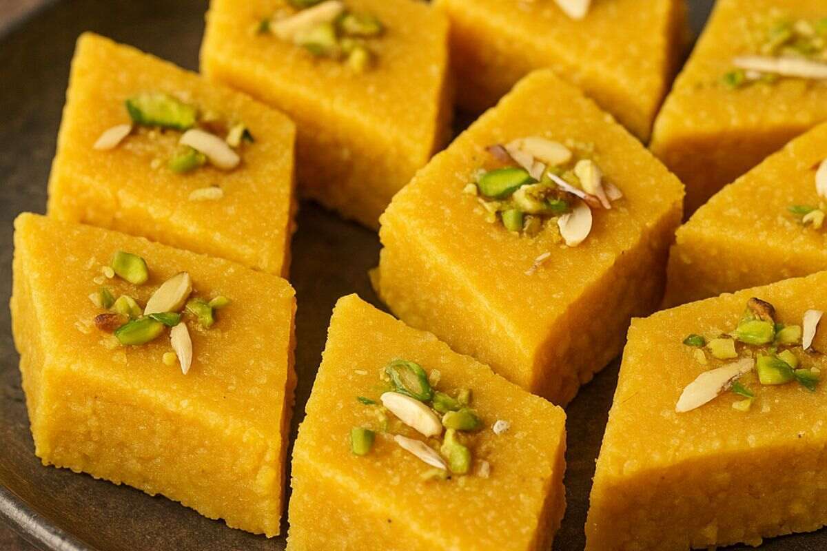 besan barfi