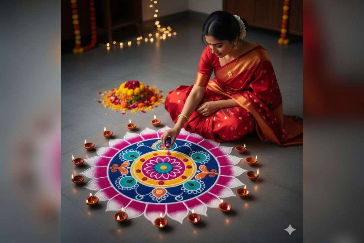 diwali rangoli design