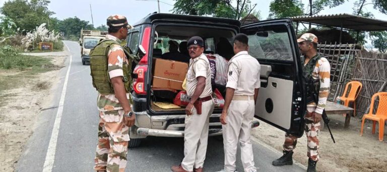 विधानसभा चुनाव को लेकर सीमावर्ती इलाकों में सघन जांच अभियान जारी