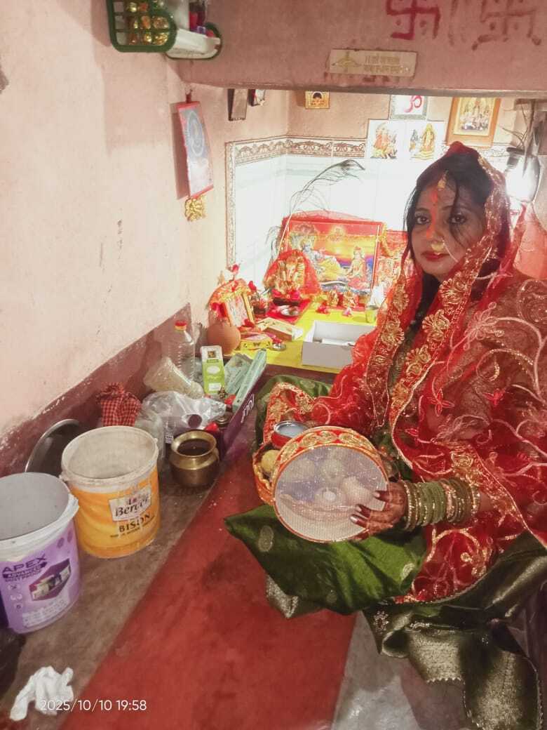 Married women pray for husband’s long life on Karwa Chauth
