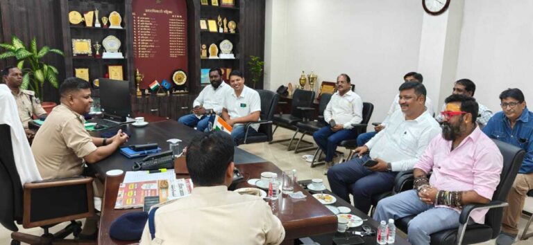 एसपी ने चैंबर ऑफ कॉमर्स के प्रतिनिधियों के साथ की बैठक