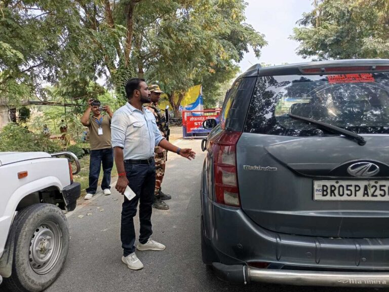 विधानसभा चुनाव को लेकर पुलिस प्रशासन सख्त, मांझा में जगह-जगह वाहन जांच अभियान जारी