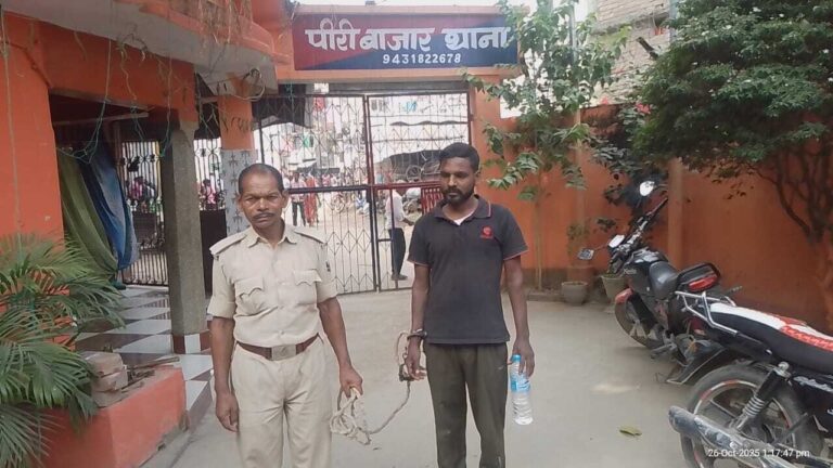 नशे में धुत युवक गिरफ्तार