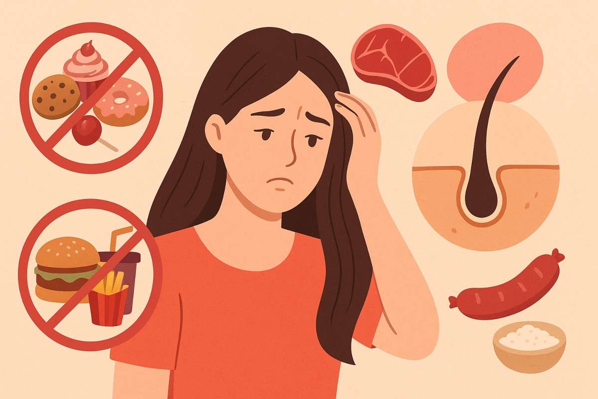 food items that trigger hair fall