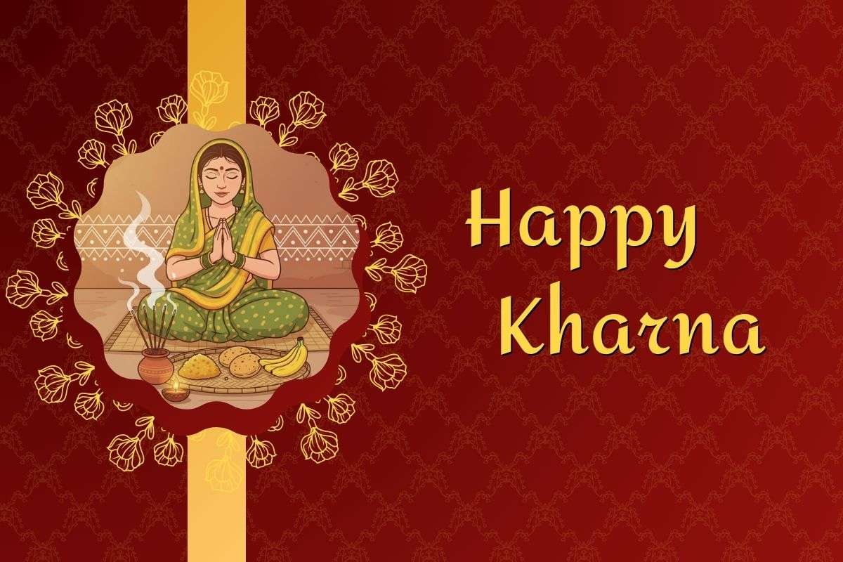 Happy Chhath Puja Kharna 2025 Wishes, Images, Status: खरना के इस शुभ अवसर पर, अपनों तक पहुंचाएं मां छठी का आशीर्वाद और मिठास 5 Happy Kharna Images 1