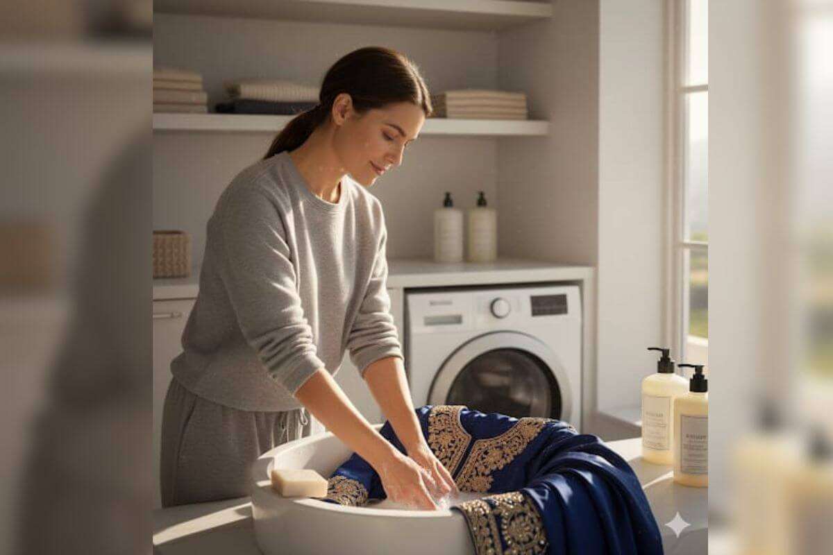 how to wash suit at home