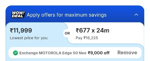 Oppo K13 Turbo 5G पर चली एक्सचेंज ऑफर की आंधी, पुराने फोन के बदले 11,999 रुपये में दे रहा Flipkart 3 Image 214