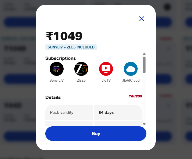 Free में चाहिए Ott के मजे? तो Jio के ये प्लान्स हैं जबरदस्त 3 Image 70