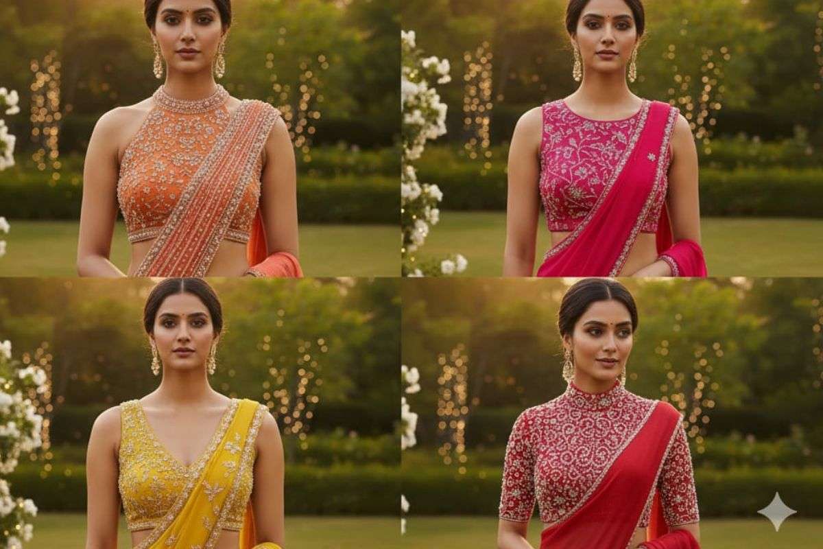 karwa chauth special blouse desigen