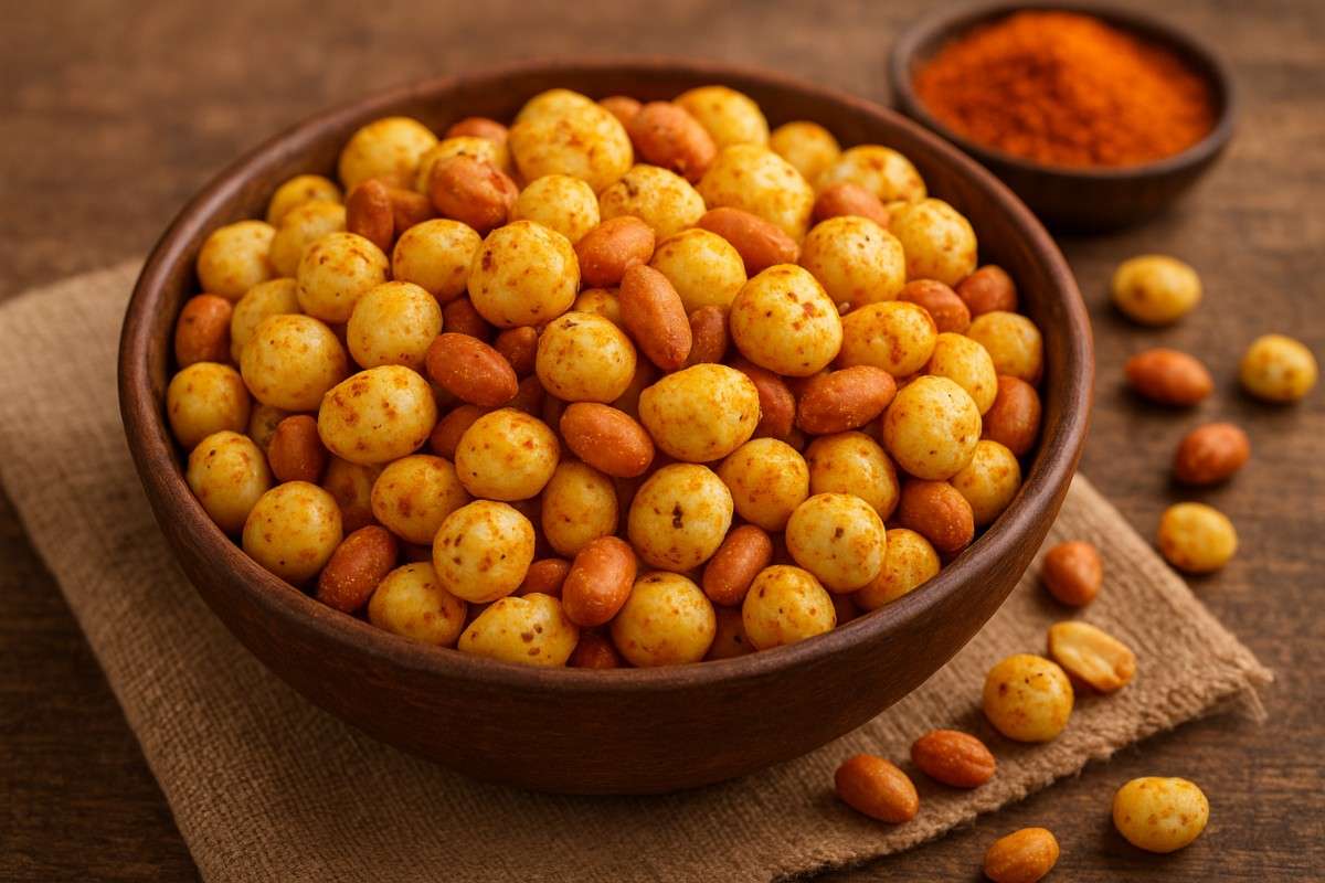 makhana moongfali namkeen recipe