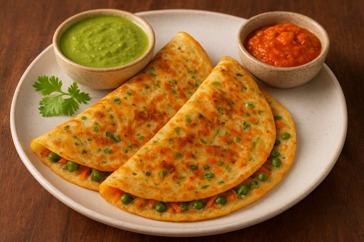 mix vegetable dosa recipe