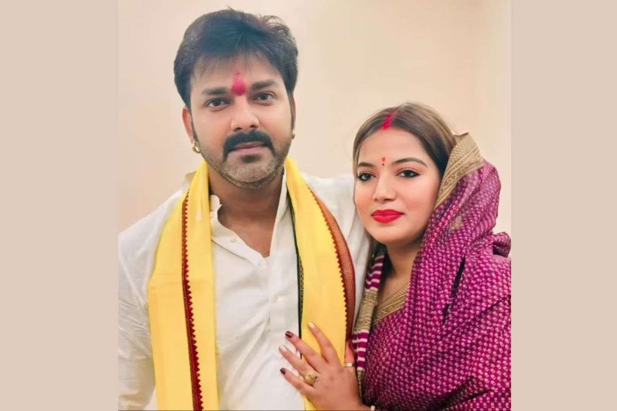 pawan sigh with wife jyoti singh| Pawan Singh's wife Jyoti Singh made an emotional post to meet him in Lucknow.