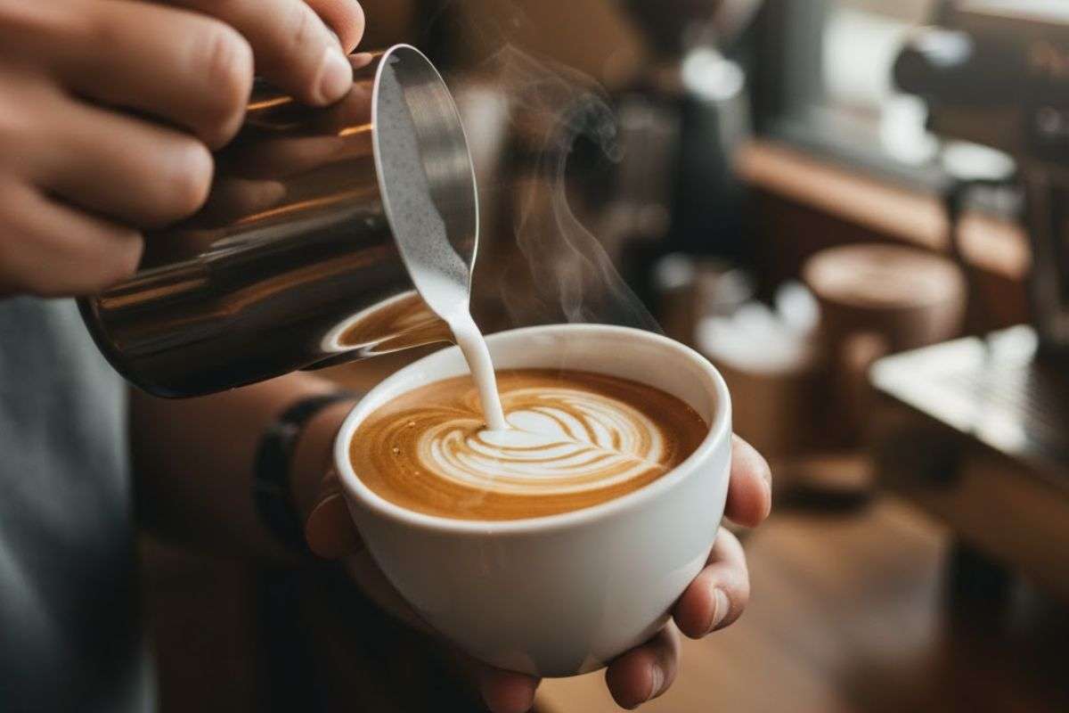 How to make designs on coffee