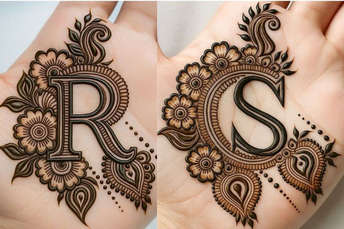 Latest Karwa Chauth Mehndi Designs: पति के नाम से सजाएं हथेलियां, देखें लेटेस्ट मेंहदी डिजाइन्स 1 Latest Karwa Chauth Mehndi Designs: