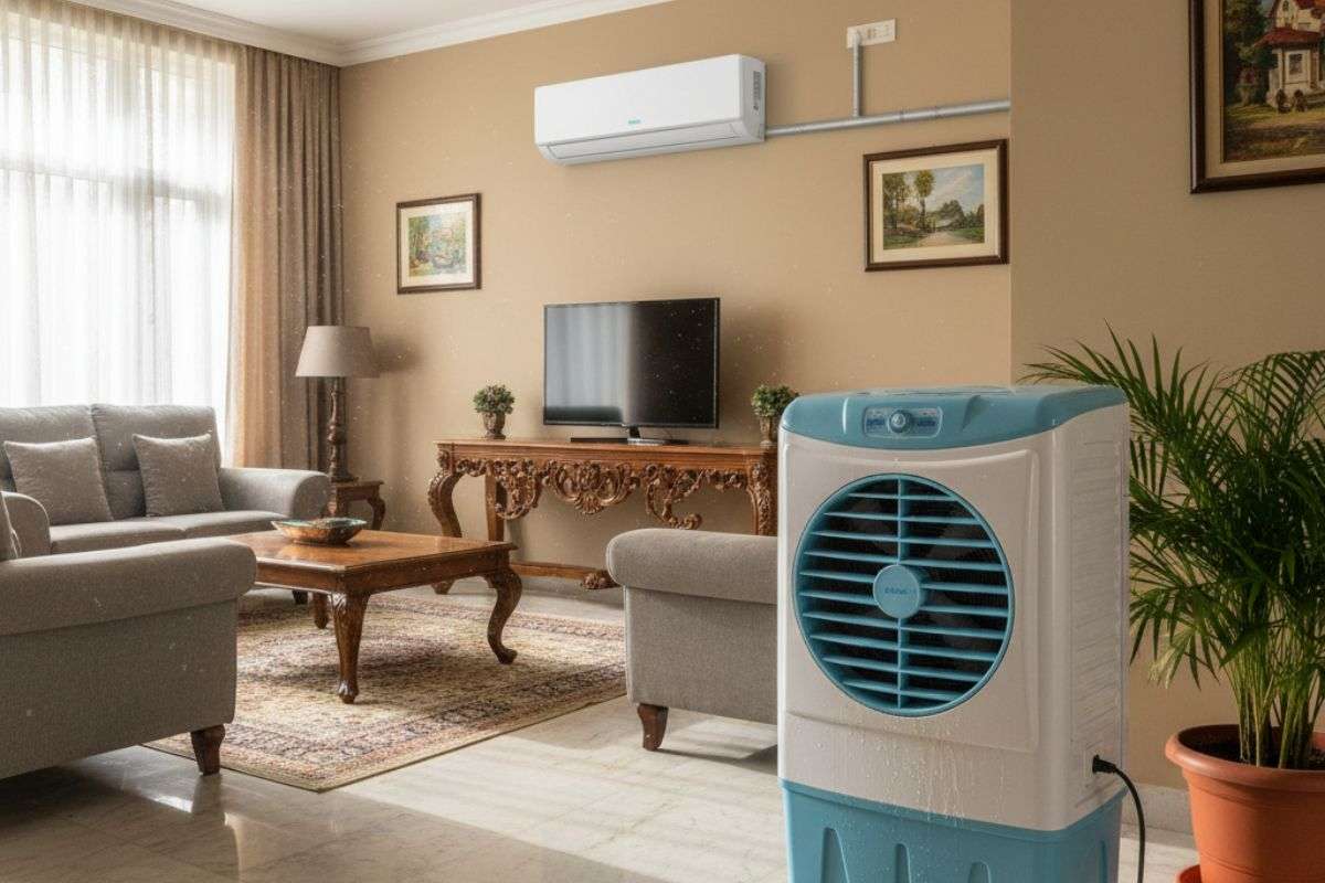 what is cooler and ac called in hindi