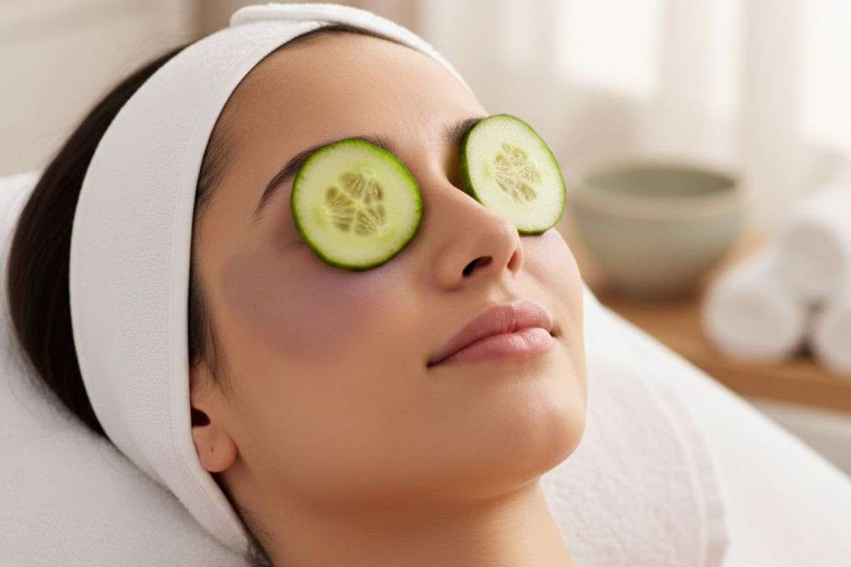 Winter Dark Circle Care Tips With Cucumber