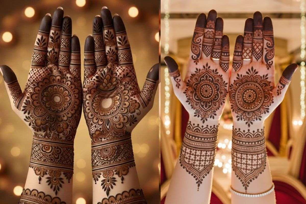 Mehndi Design: सगाई हो या शादी, दुल्हन की सहेलियां ट्राई करें ये Ai ट्रेंडी मेहंदी डिजाइन्स, खूबसूरती में आएगा डबल ग्लो 2 Ai Simple Mehndi Designs