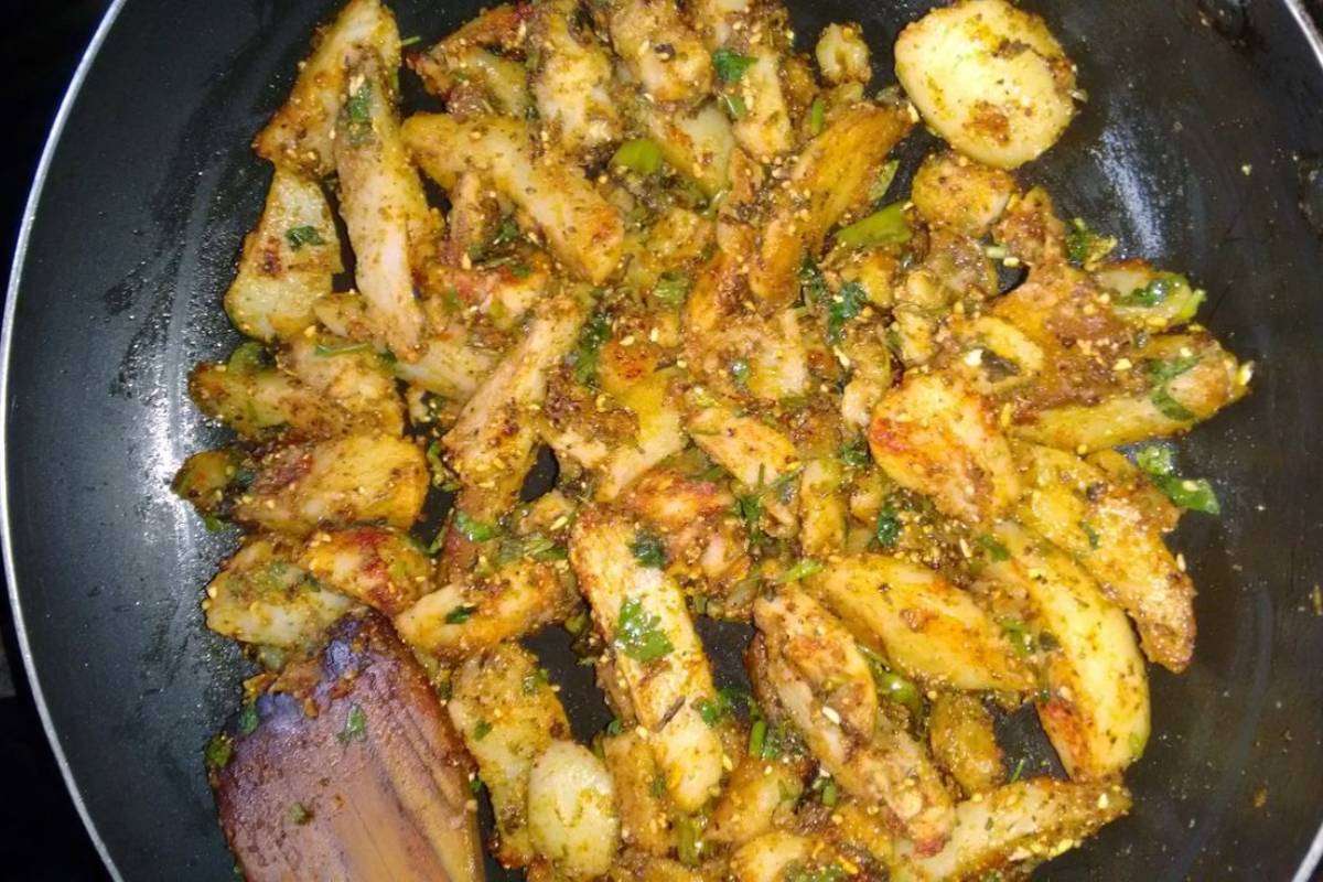 Aaru ki sabzi - Jharkhand’s traditional sweet and tangy forest fruit curry.