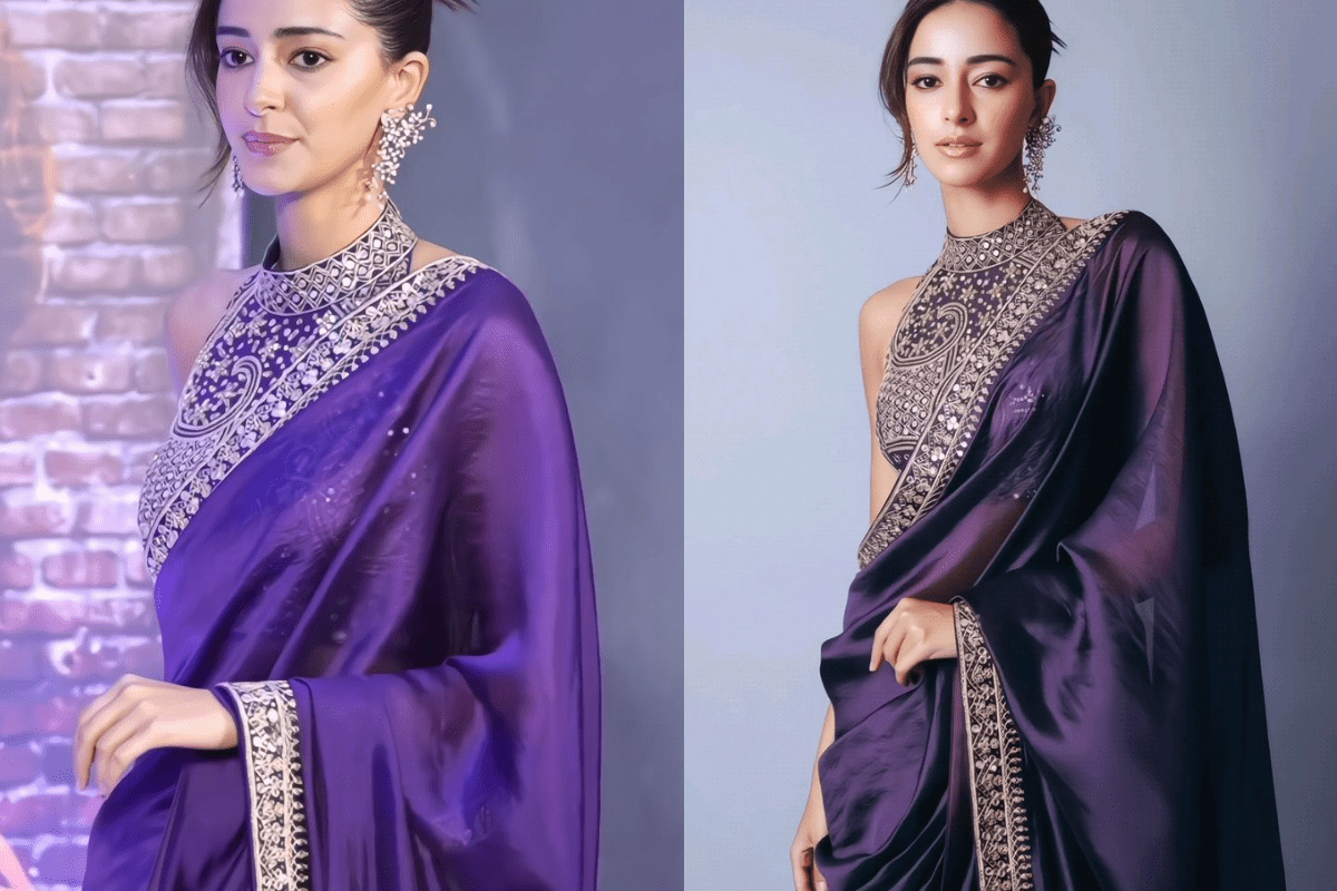 Ananaya Pandey Saree Inspiration
