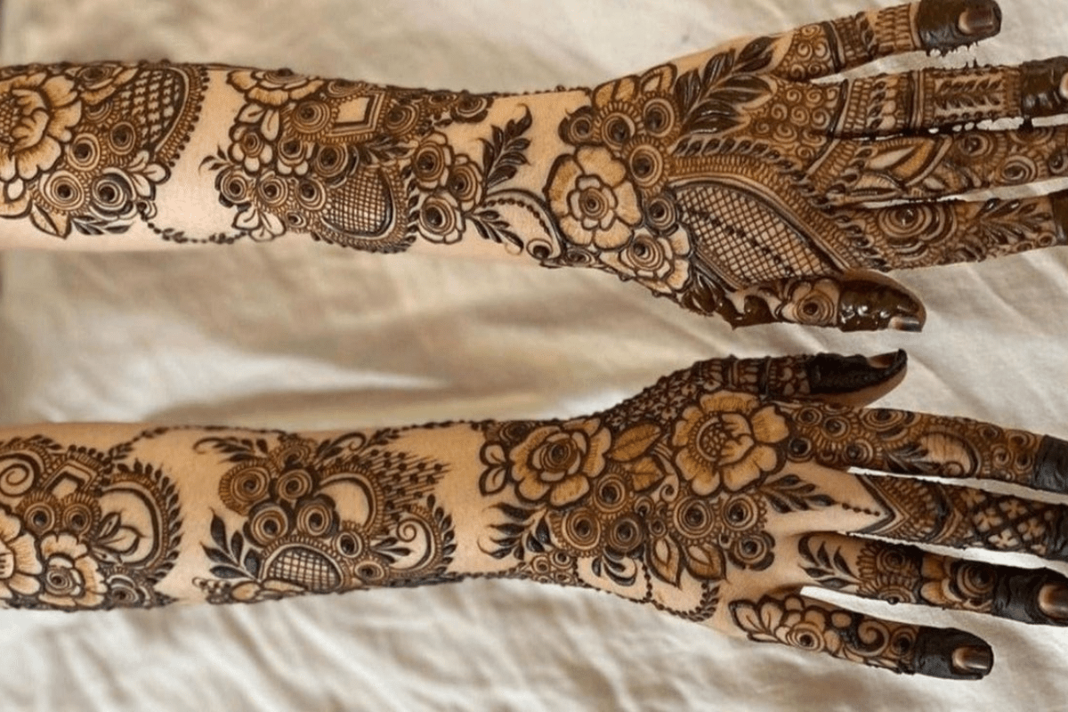 Arabic Bridal Mehndi Design