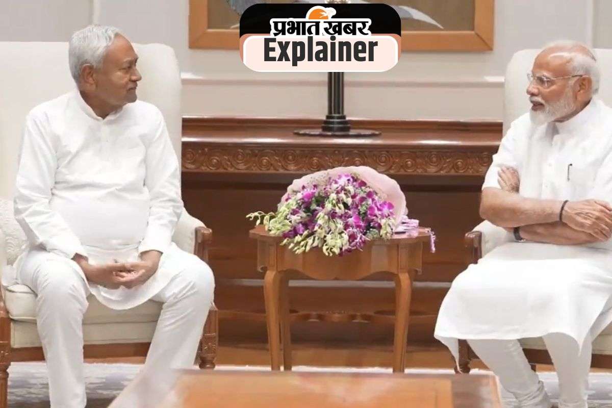 Bihar CM Nitish Kumar and PM Modi