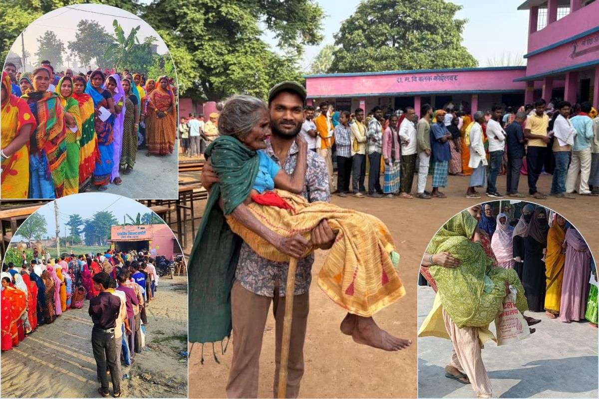 Bihar Election 2025 voting percentage