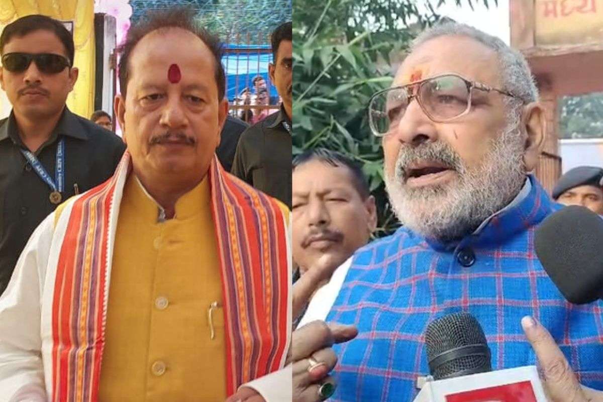 Bihar Election 2025 Giriraj Singh, Vijay Sinha, Ramnath Thakur, nitin navin voting see photos