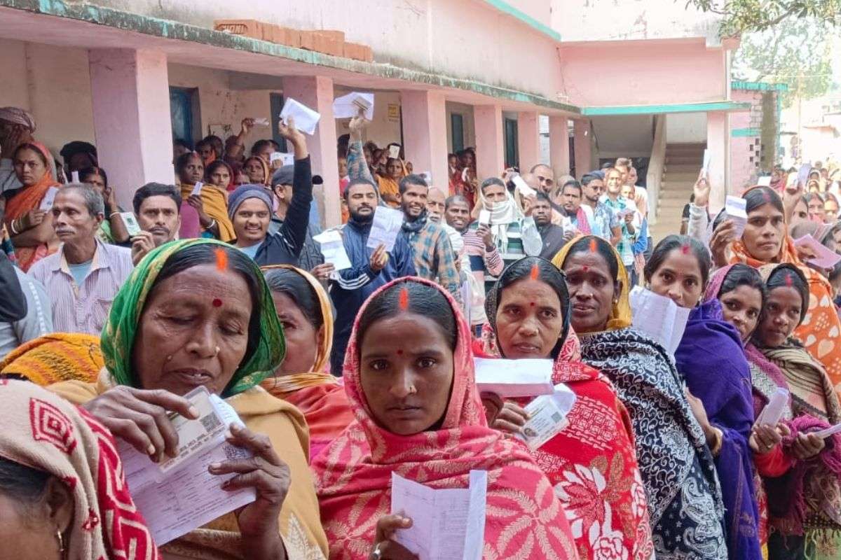 Bihar Election Voting Percentage break all records highest ever voter turnout vidhansabha chunav