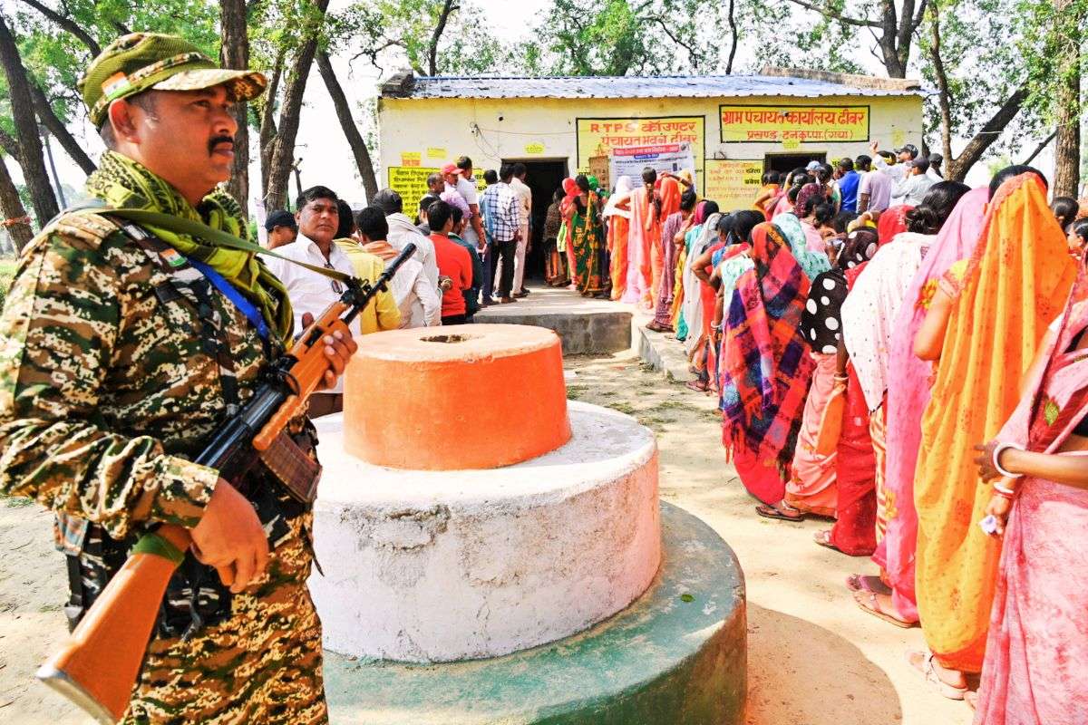 Bihar election 2025 Voting Security