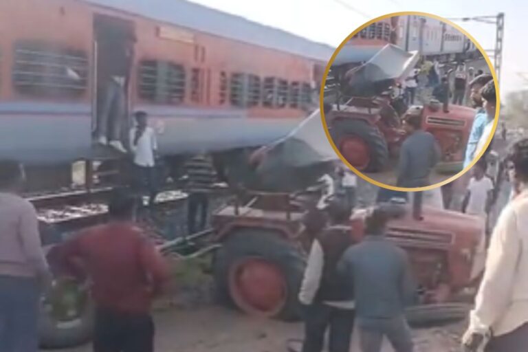 Watch Video : ट्रॉली से टकराई सुपरफास्ट एक्सप्रेस ट्रेन, मच गया हड़कंप, वीडियो आया सामने