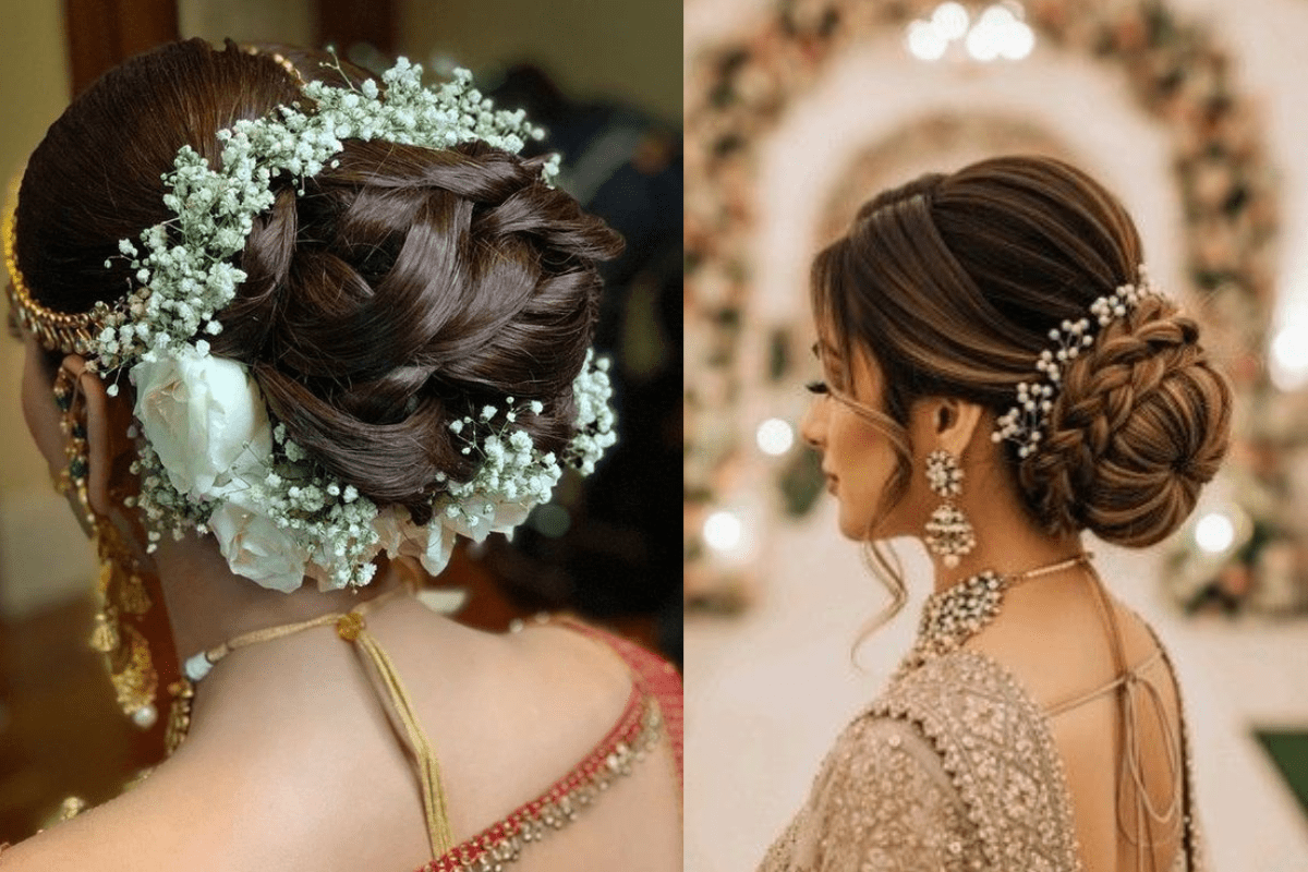 Braided Bun With Accessories