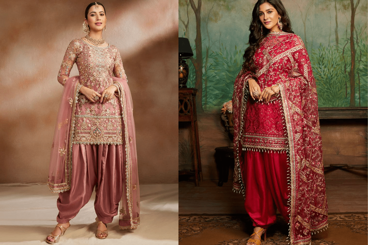 Latest Suit Trends: नई दुल्हनों के लिए लेटेस्ट सूट ट्रेंड्स, जो शादी के बाद देंगे परफेक्ट ट्रेडिशनल लुक 4 Bridal Suit Designs 2025