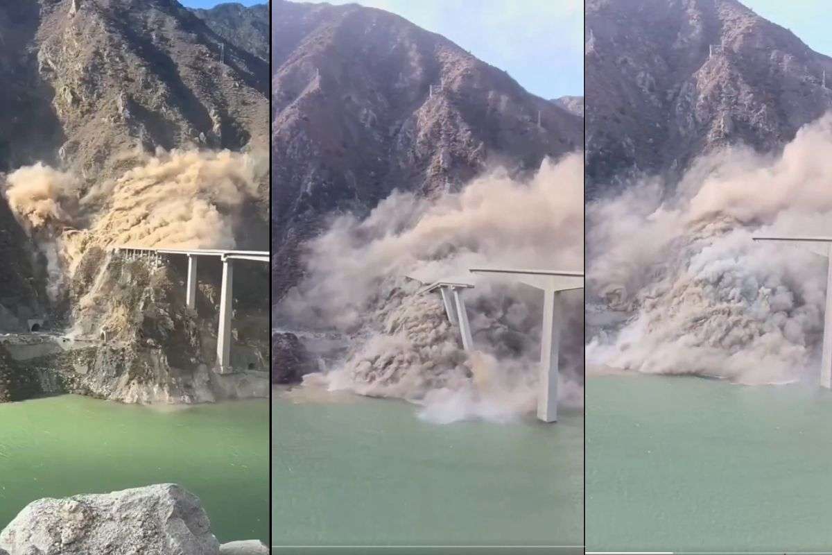 Hongqi Bridge Collapse in China.
