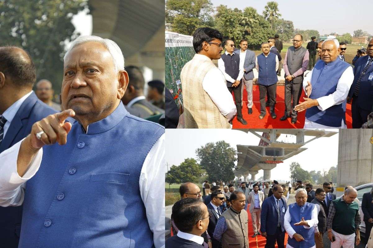 CM Nitish Kumar arrived to inspect Danapur-Bihta elevated corridor gave order to officials