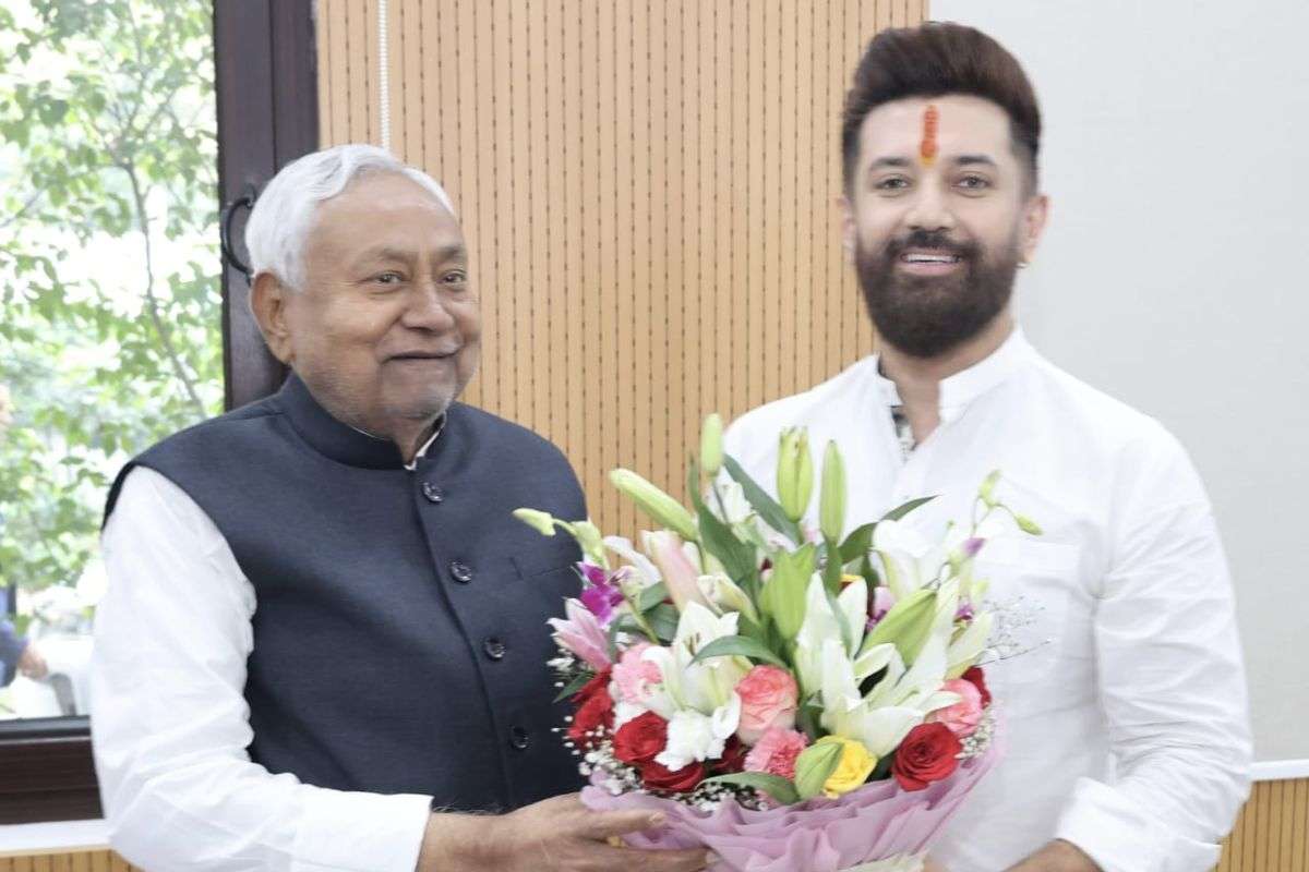CM Nitish Kumar and Chirag Paswan