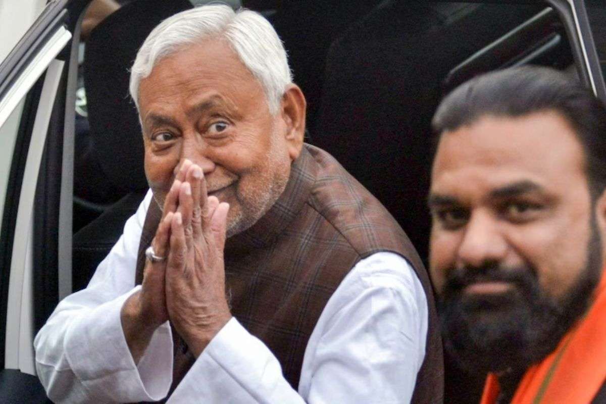 Cm Nitish Kumar And Hm Samrat Chaudhary