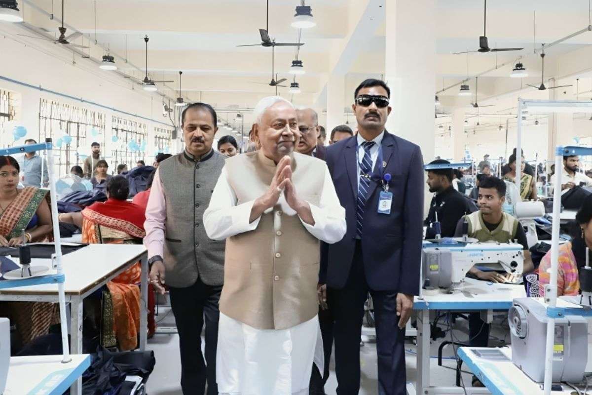 CM Nitish Kumar reached Hajipur for the first time after taking oath for the 10th time.