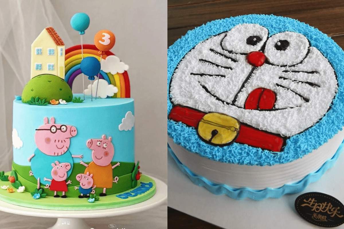 Cartoon Theme Cake Designs 