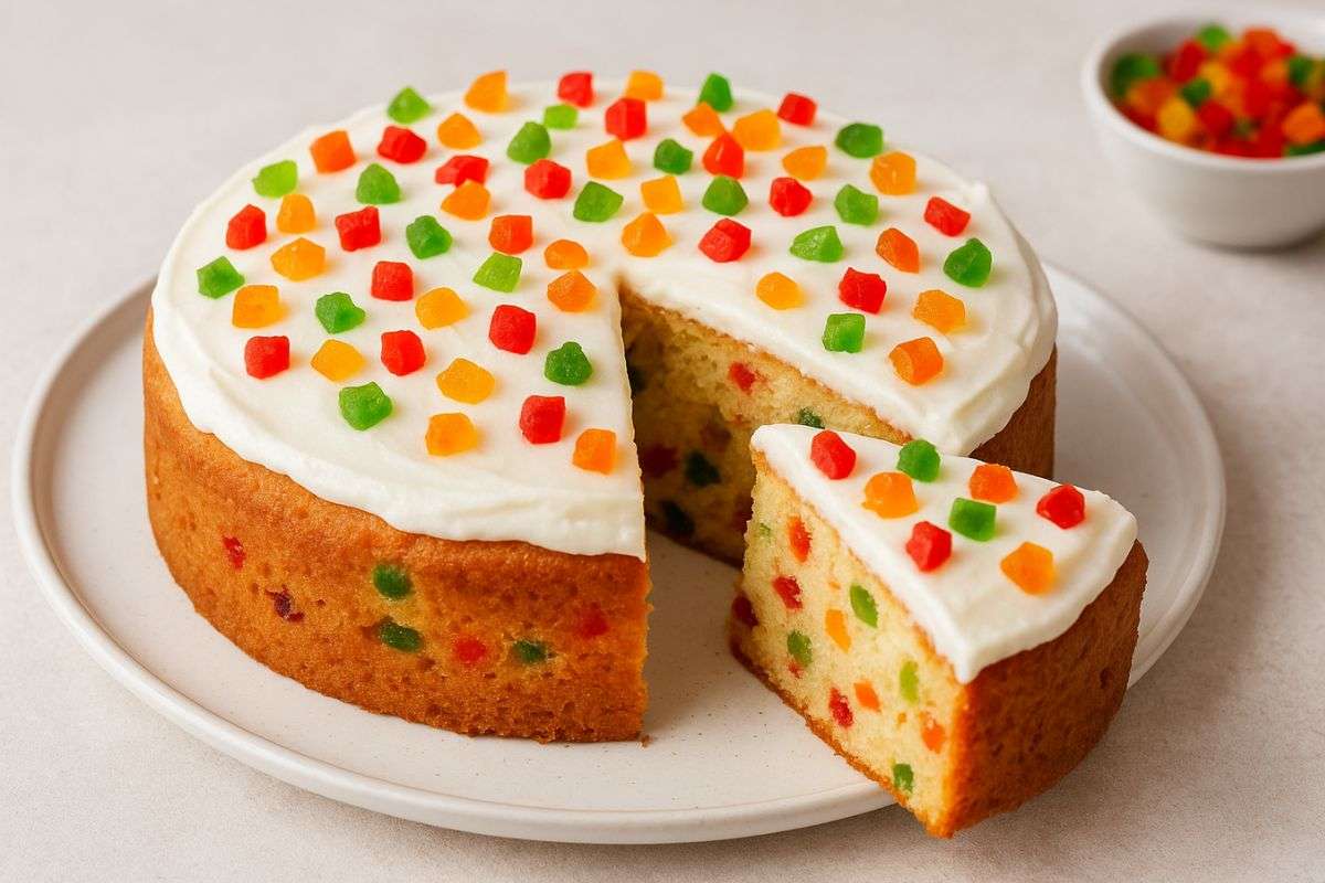 Children's Day Special Tutti Frutti Cake Recipe