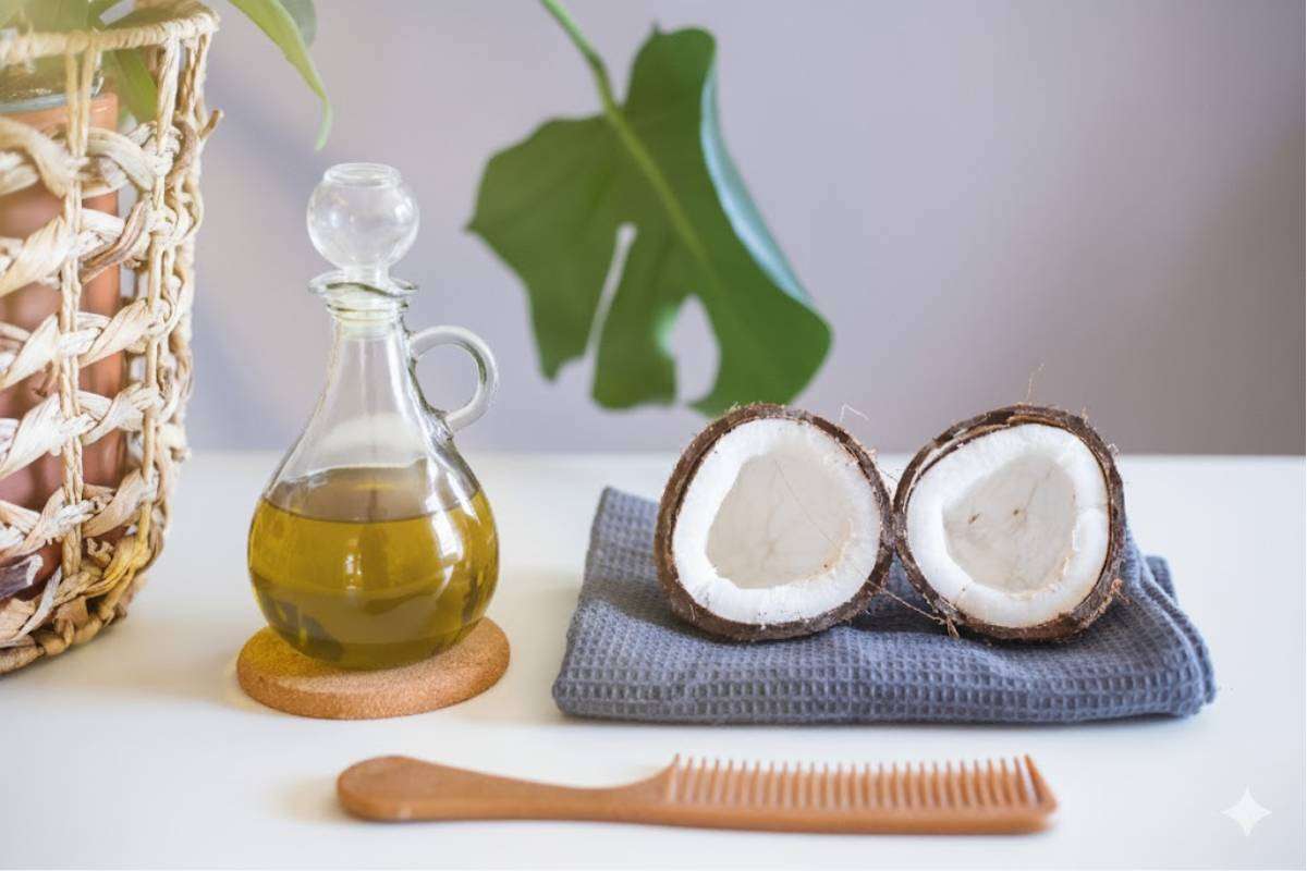 Coconut oil for hair Winter Haircare Tips