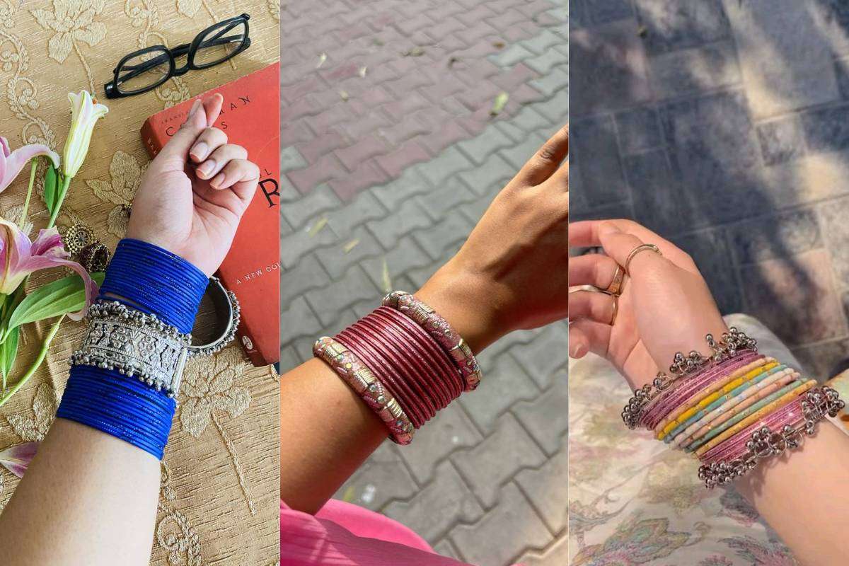 Oxidised Ghungroo Bangles Design