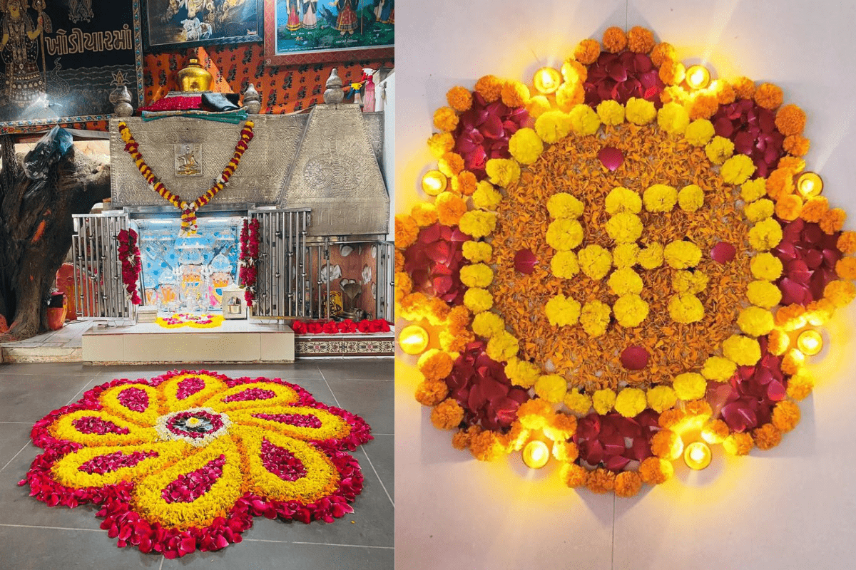 Dev Deepawali Temple Decoration Ideas: इस देव दीपावली घर के मंदिर को दें दिव्य लुक, जानें आसान और सुंदर सजावट के आइडियाज 6 Colorful Rangoli For Dev Deepawali