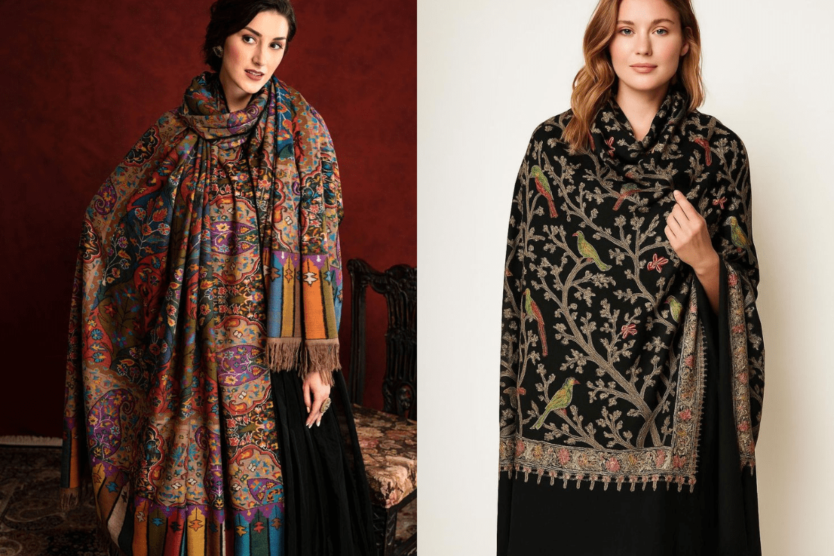 Colorful Winter Shawls