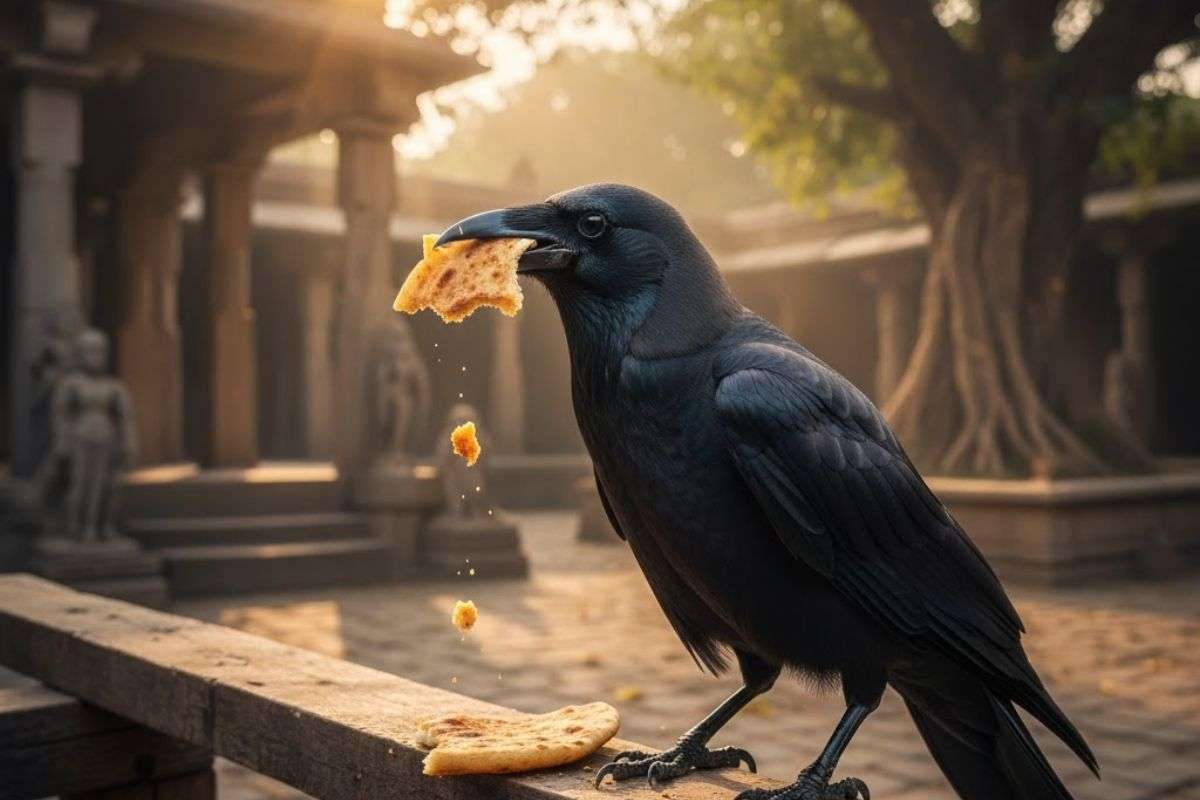 Crow Feeding