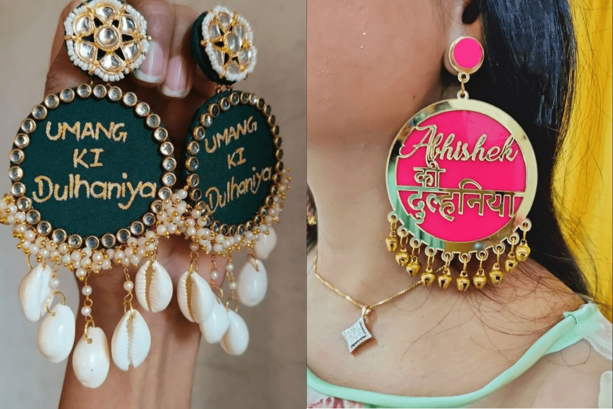 Custom Name Haldi Jewellery